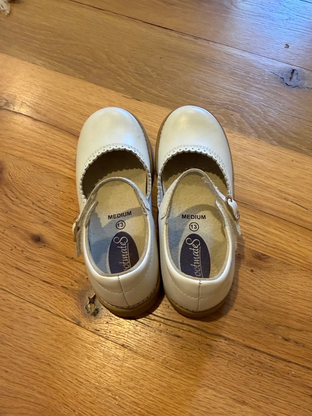 FootMates White Girls' Mary Jane Dress Shoes